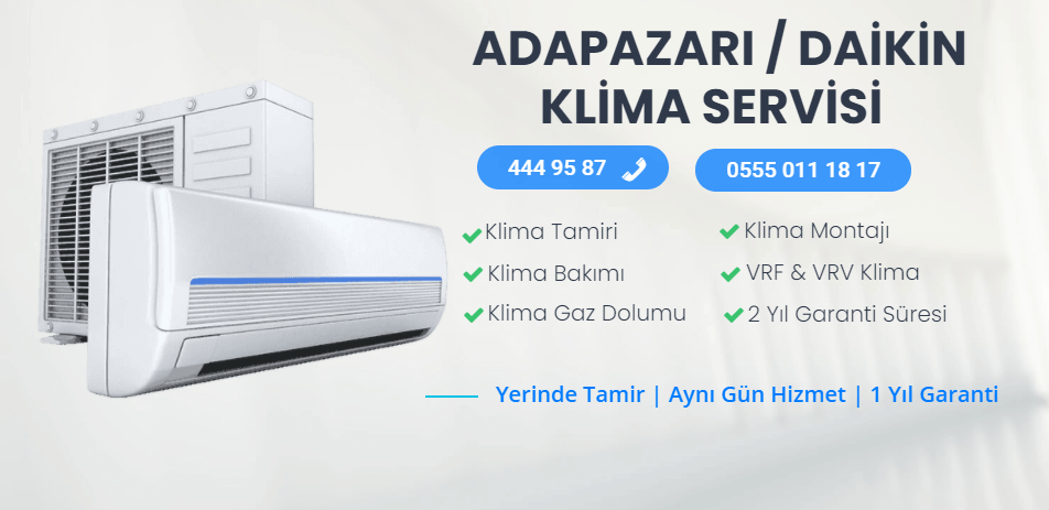 Daikin Klima Bakım Servisi Adapazarı